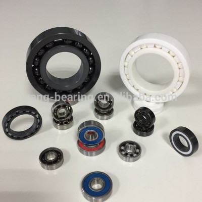 ceramic ball bearing 6006 2RS rings 100Cr6 ball Si3N4 PTFE cage