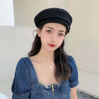 The newest beret women's hat wool mens Connector compatible